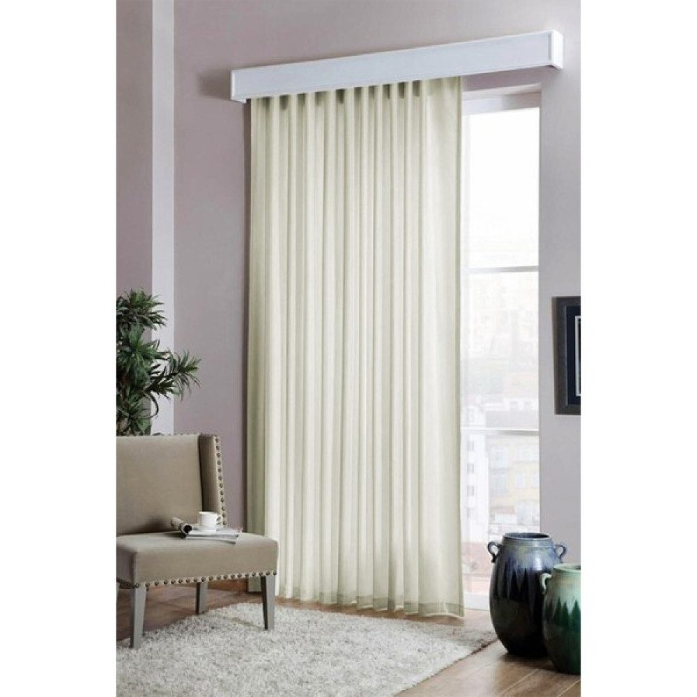 ABM Dekor  Krem Saten Güneşlik Perde Beyaz Güneşlik - 50 x 50 cm - Krem Güneşlik Fiyatı