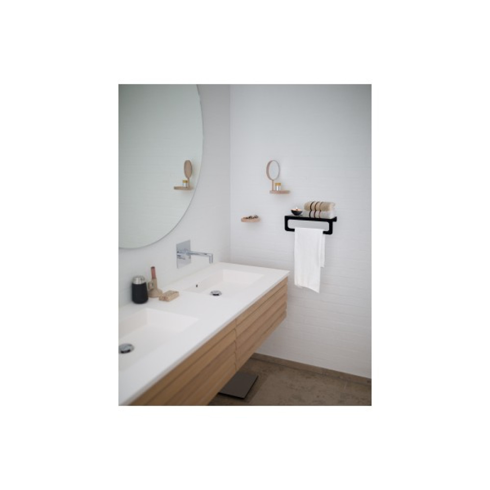 ABM Desing Abm Design Metal Havluluk 30CM Siyah Havlu Askısı Duvara Monte Havluluk - 30*10 Havluluk Fiyatı