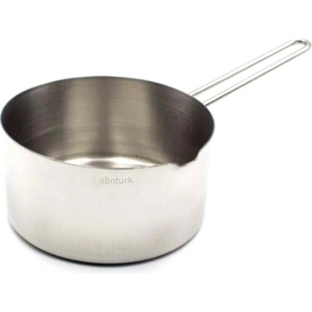 Abn Türk 12 cm Paslanmaz Çelik Sütlük 18/10 Ultra Lüks Inox Derin Sos Tavası Metal Saplı Çok Amaçlı Kaçerola Tavalar Fiyatı