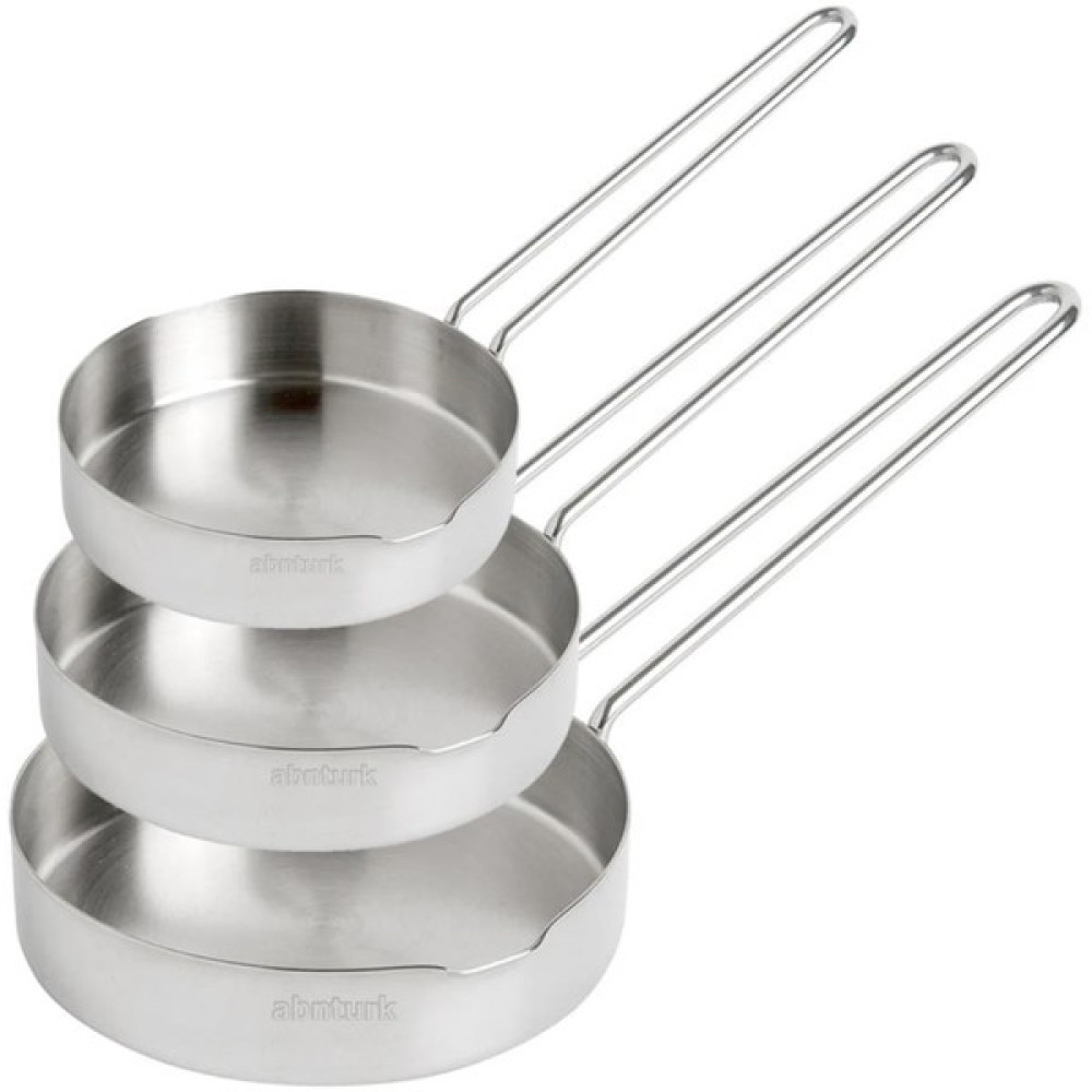 abnturk 3'lü Set 12-14-16 cm Paslanmaz Çelik Sosluk Tavalar Fiyatı