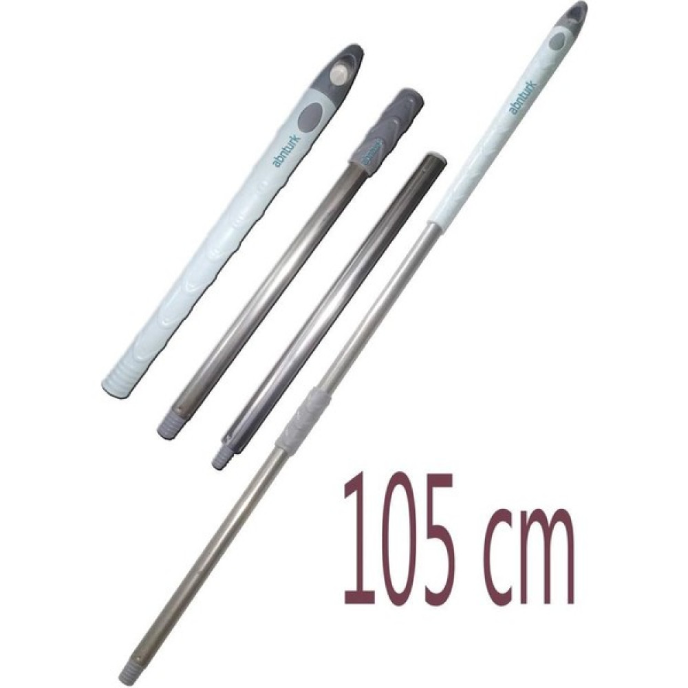 abnturk Demonte Metal Mop Paspas Sopası 105CM Sıkmalı Taplet Mop Sapı Kırılmayan Demir Borulu Temizlik Temizlik Malzemeleri Fiyatı
