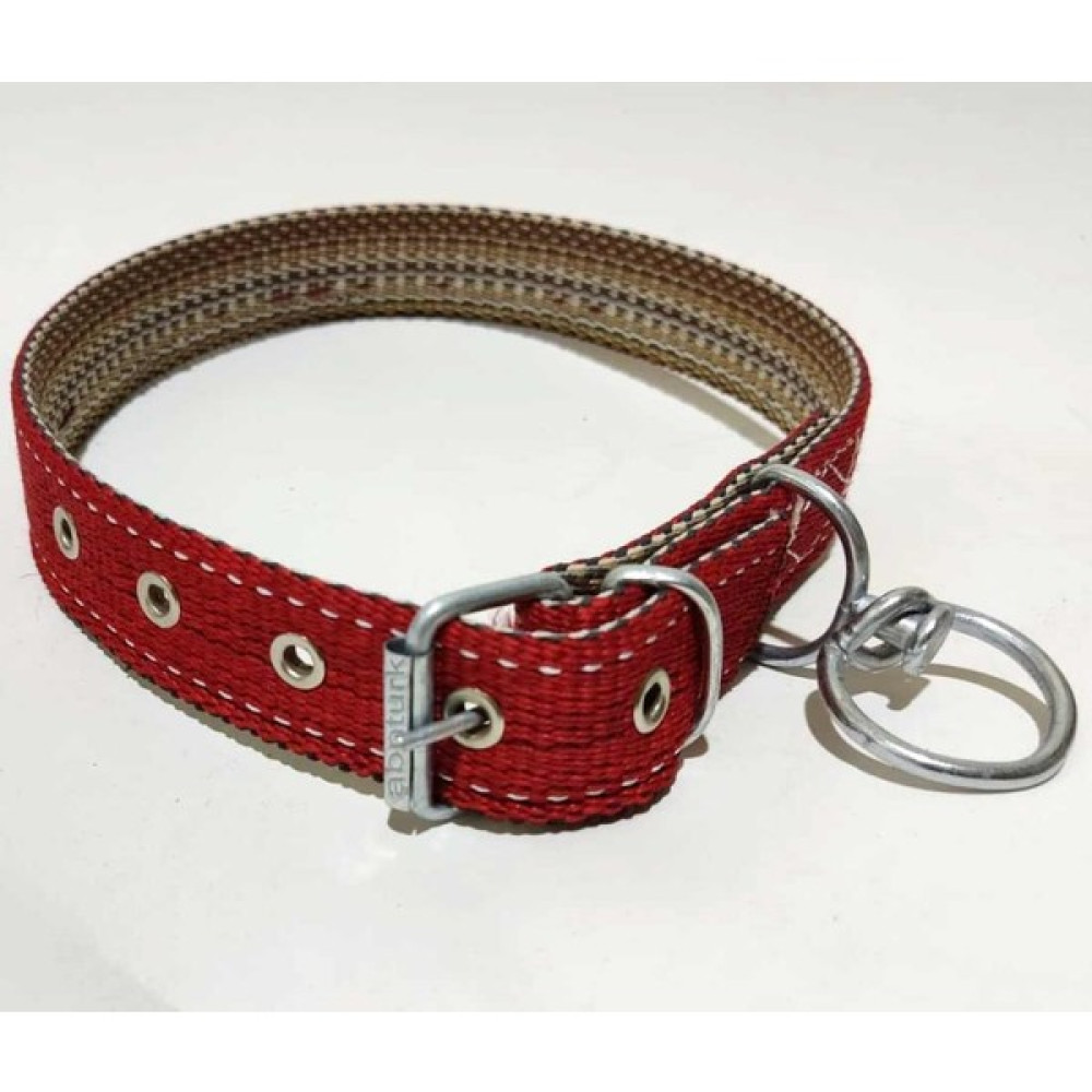 abnturk Standart Köpek Tasması 65CM Örme Palaska Tarzı Süper Sağlam Tasma Yetişkin Kurt Bulldog Terrier Vb - Kırmızı Evcil Hayvan Ürünleri Fiyatı