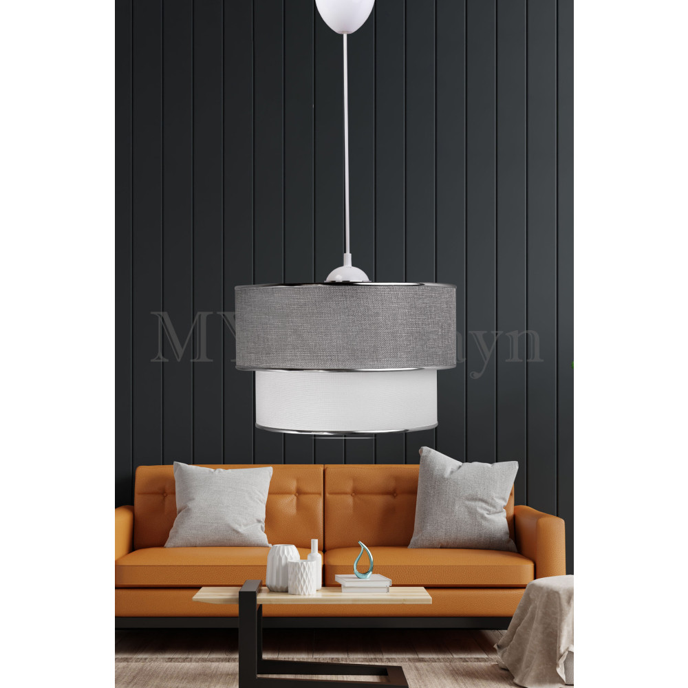Abralight Sakız Modern Tekli Sarkıt Avize Açık Gri K55 Avize Fiyatı