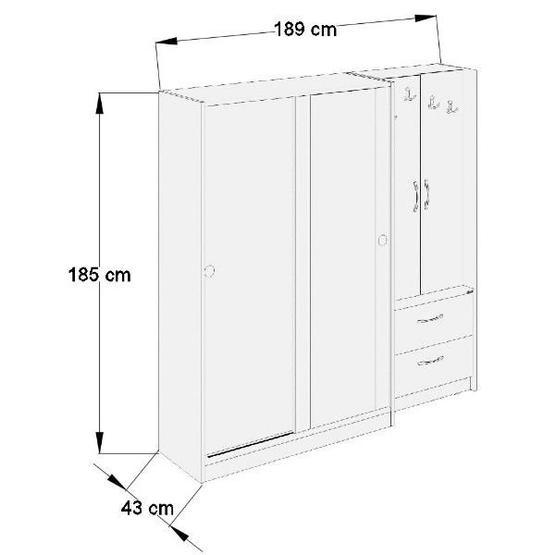 Abre VM-300348 Dore Ceviz Portmanto