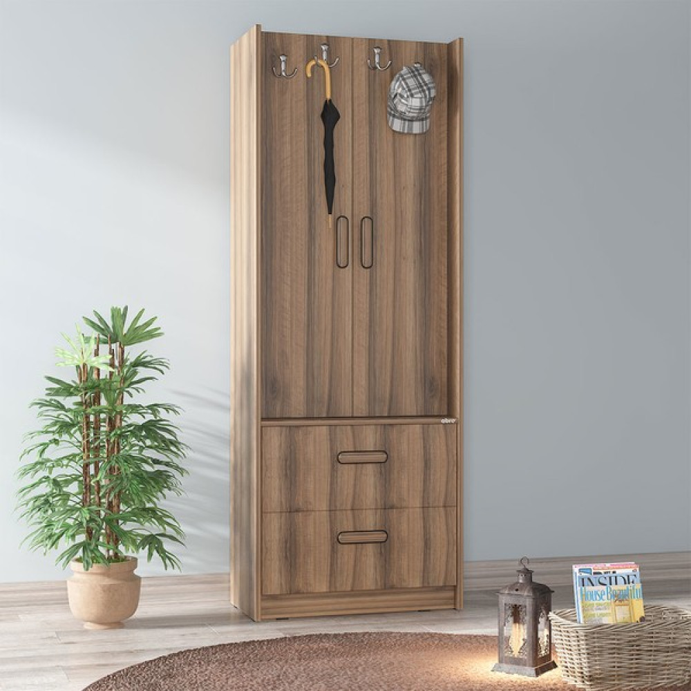Abre VM-348 Dore Ceviz Vestiyer Portmanto Ayakkabılık Portmanto Fiyatı