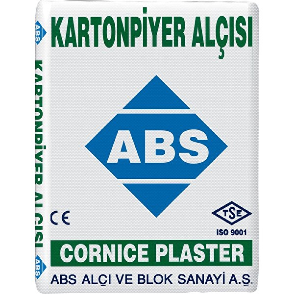 Abs Çabuk Donan Alçı Kartonpiyer Alçısı 10 kg Dış Cephe Yalıtım Malzemeleri Fiyatı