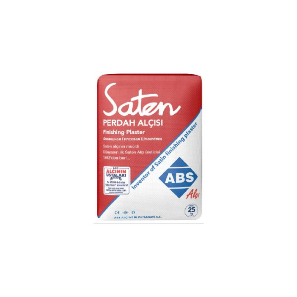 Abs Saten Alçı 25 Kg. Dış Cephe Yalıtım Malzemeleri Fiyatı