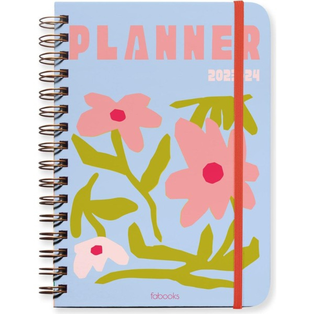 Abstract Floral 2023-2024 Akademik Ajanda Defter Fiyatı