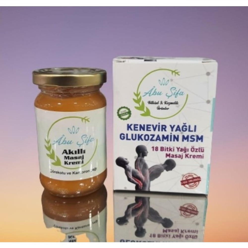 Abu Şifa Kenevir Yağlı 18 Bitki Kremi 200 ml & Akıllı Masaj Kremi 100 ml Bitkisel Yağlar Fiyatı