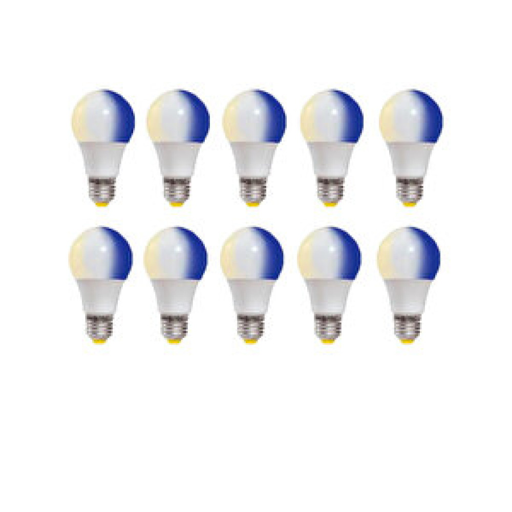 AC AYDINLATMA 10w+1w Gündüz Ve Gece Ampulü Beyaz - Mavi Işık 10 Adet Led Aydınlatmalar Fiyatı