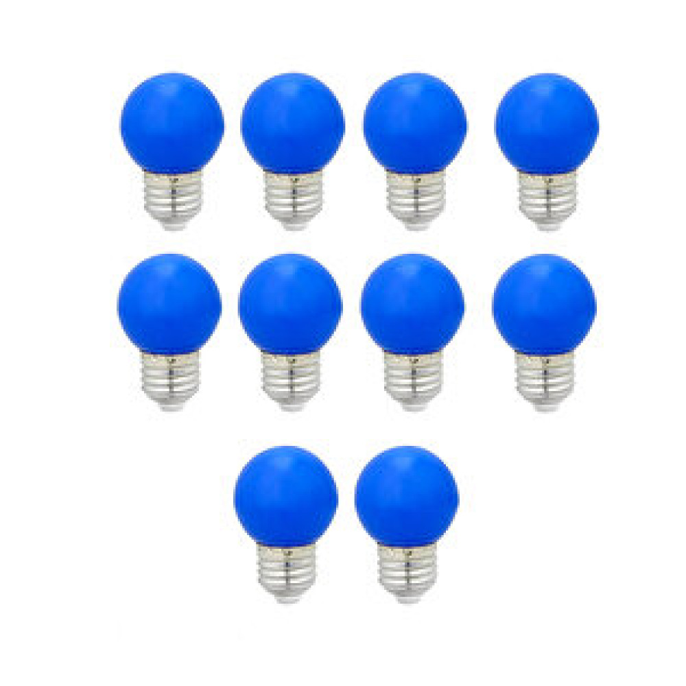 AC AYDINLATMA 1w Gece Led Ampul Mavi Işık 10 Adet Led Aydınlatmalar Fiyatı