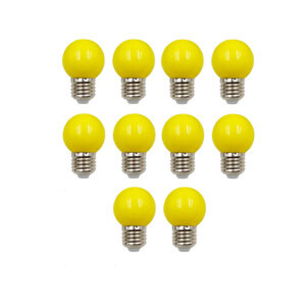 AC AYDINLATMA 1w Gece Led Ampul Sarı Işık 10 Adet Led Aydınlatmalar Fiyatı