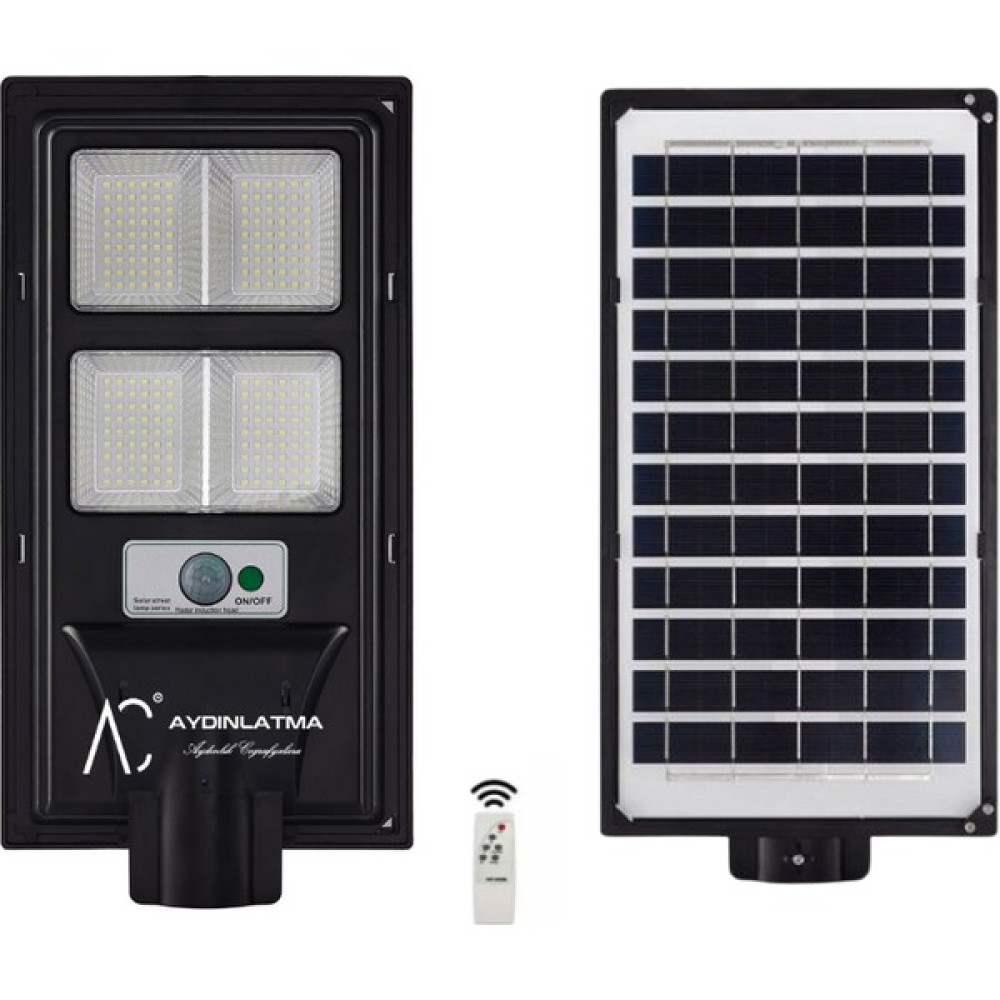 AC Aydınlatma 200W Solar Sokak Aydınlatması Beyaz Işık - Siyah Dış Mekan & Bahçe Oyuncakları Fiyatı