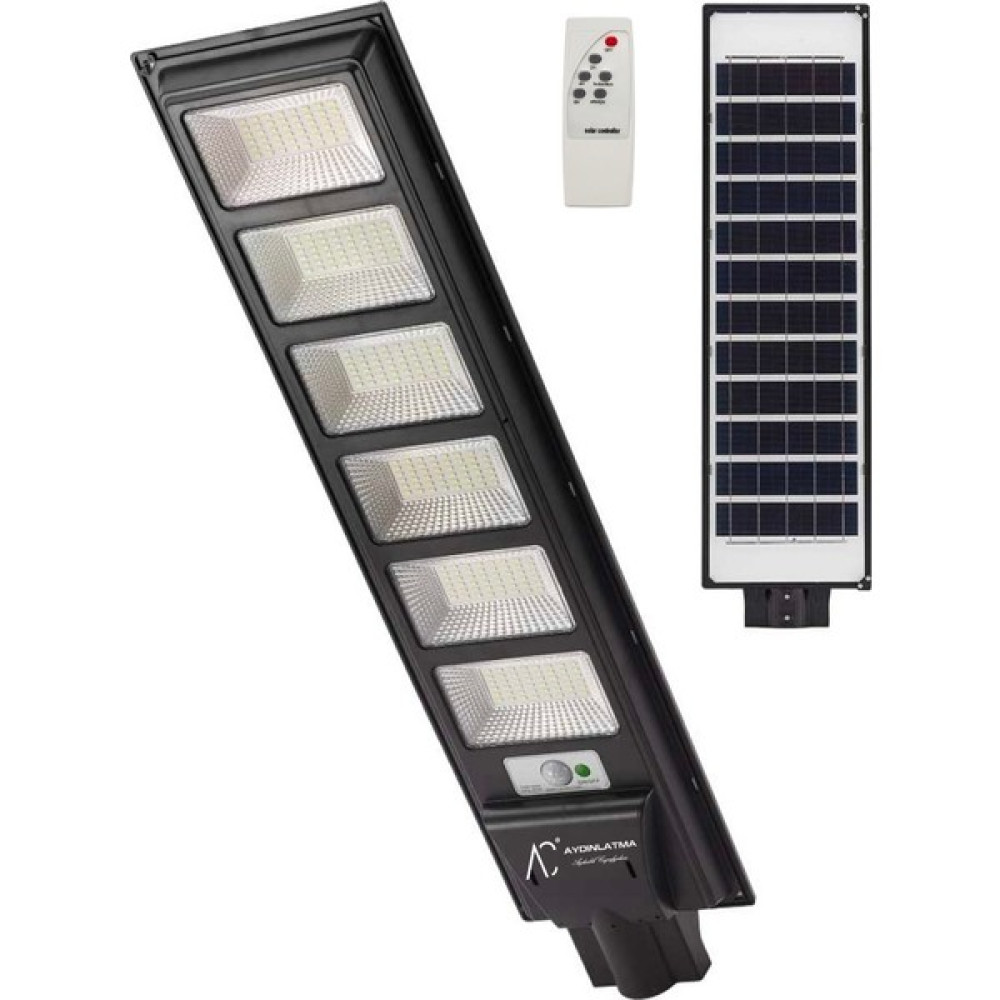 AC Aydınlatma 300W Solar Sokak Aydınlatması 6500K (Beyaz Işık) - Siyah Dış Mekan & Bahçe Oyuncakları Fiyatı