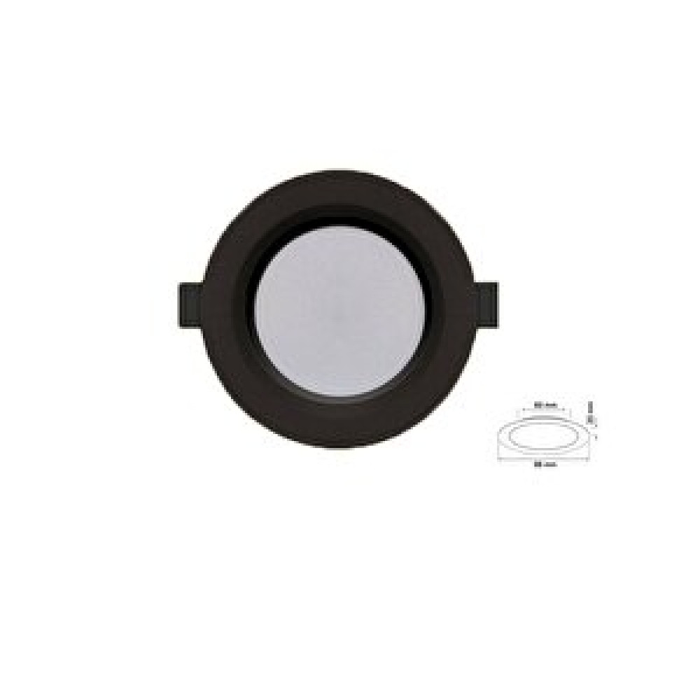 AC AYDINLATMA 5w Smd Led Plastik Spot Siyah Beyaz Işık 2 Adet Spot Fiyatı