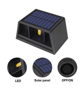 AC Aydınlatma Çift Yönlü Ayarlanabilir Solar Aplik 3200K Sarı Işık Dış Mekan & Bahçe Oyuncakları Fiyatı