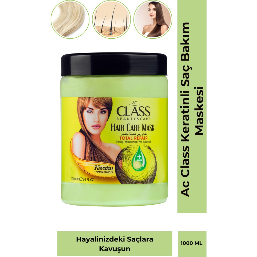 Ac Class Saç Bakım Maskesi Keratin 1000 ml Saç Bakım Maskeleri & Serumlar & Spreyler Fiyatı