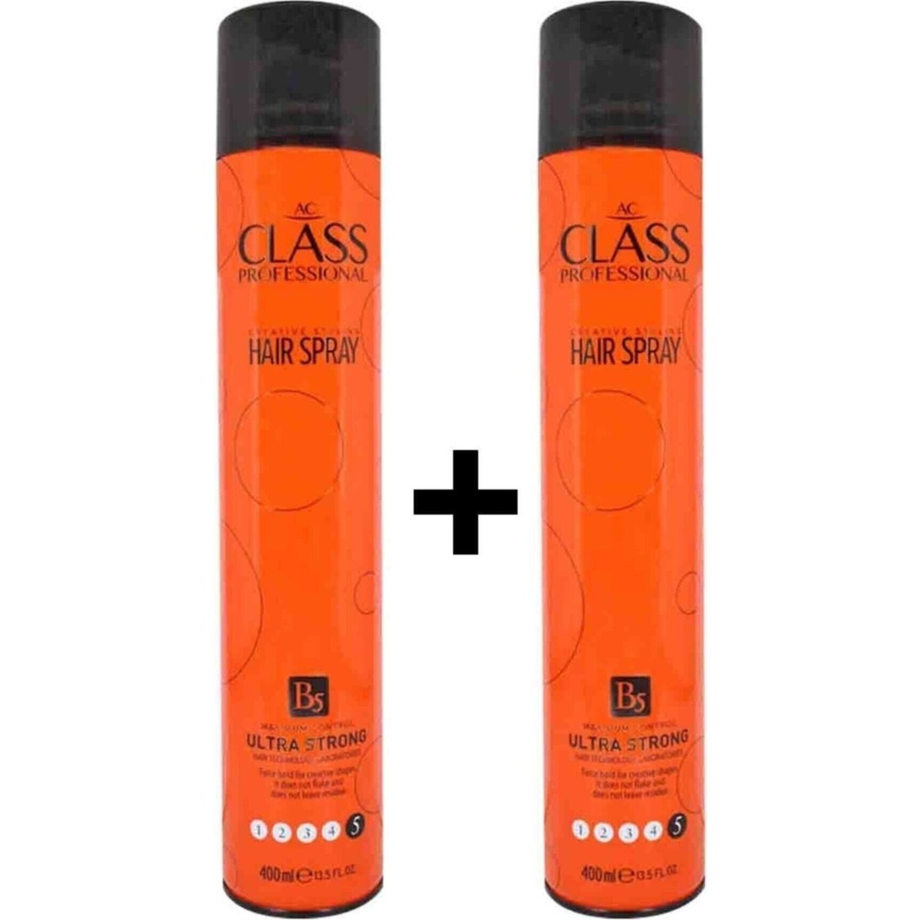 Ac Class Saç Spreyi Ultra Strong 400 ml * 2 Adet - 1 Siyah Saç Şekillendirici Sprey Fiyatı