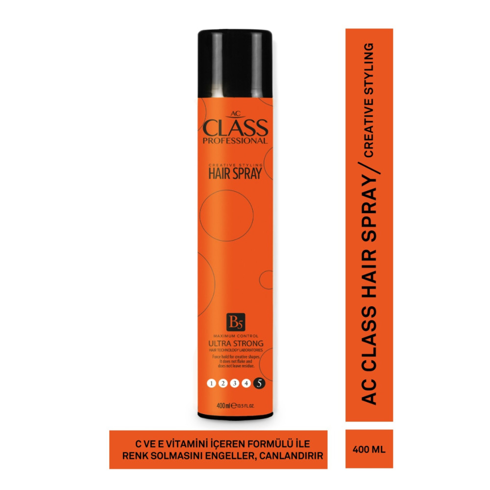AC CLASS SAÇ SPREYİ ULTRA STRONG 5 NO DONDURUCU SPREY 400 ML Saç Şekillendirici Sprey Fiyatı