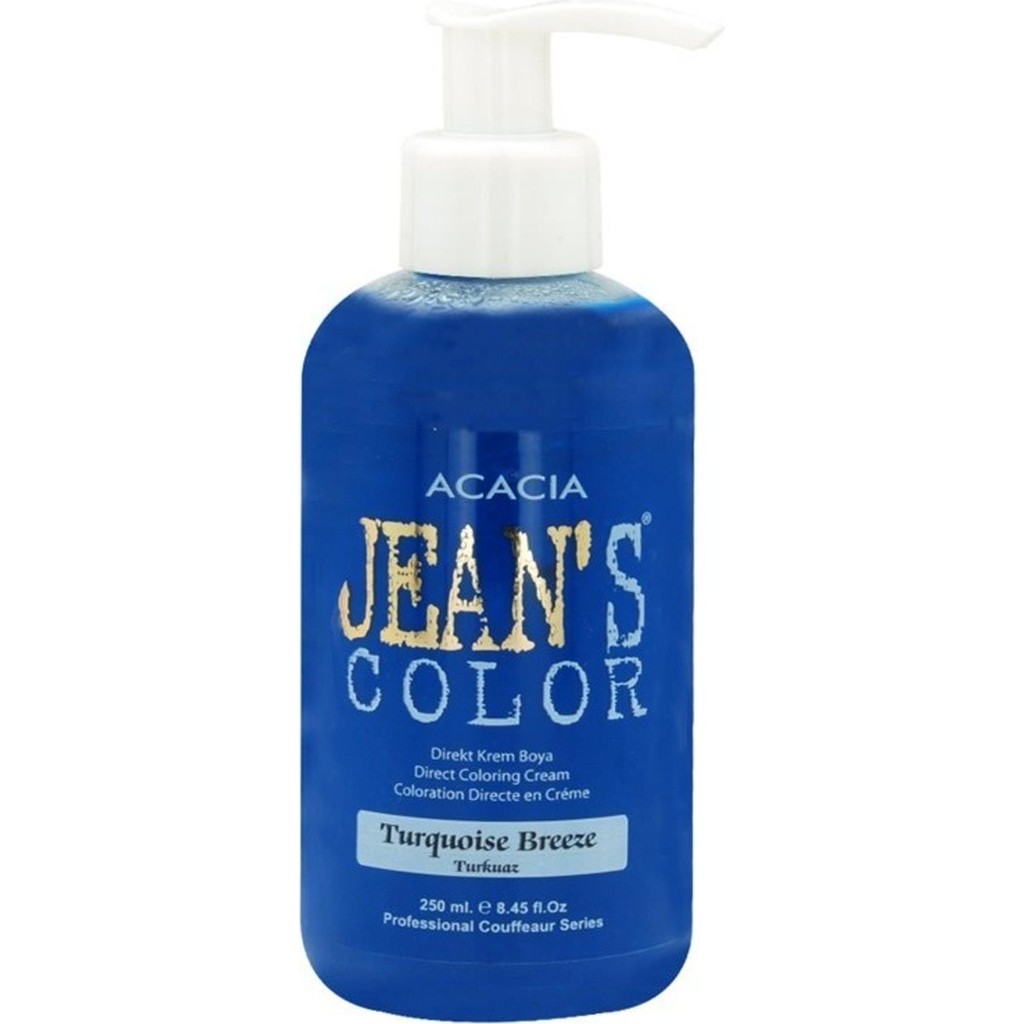Acacia Jeans Color Jeans Color Jean's Color Turkuaz 250 Ml. Turquoıse Amonyaksız Balyaj Renkli Saç Boyası Giyim & İç Giyim Fiyatı