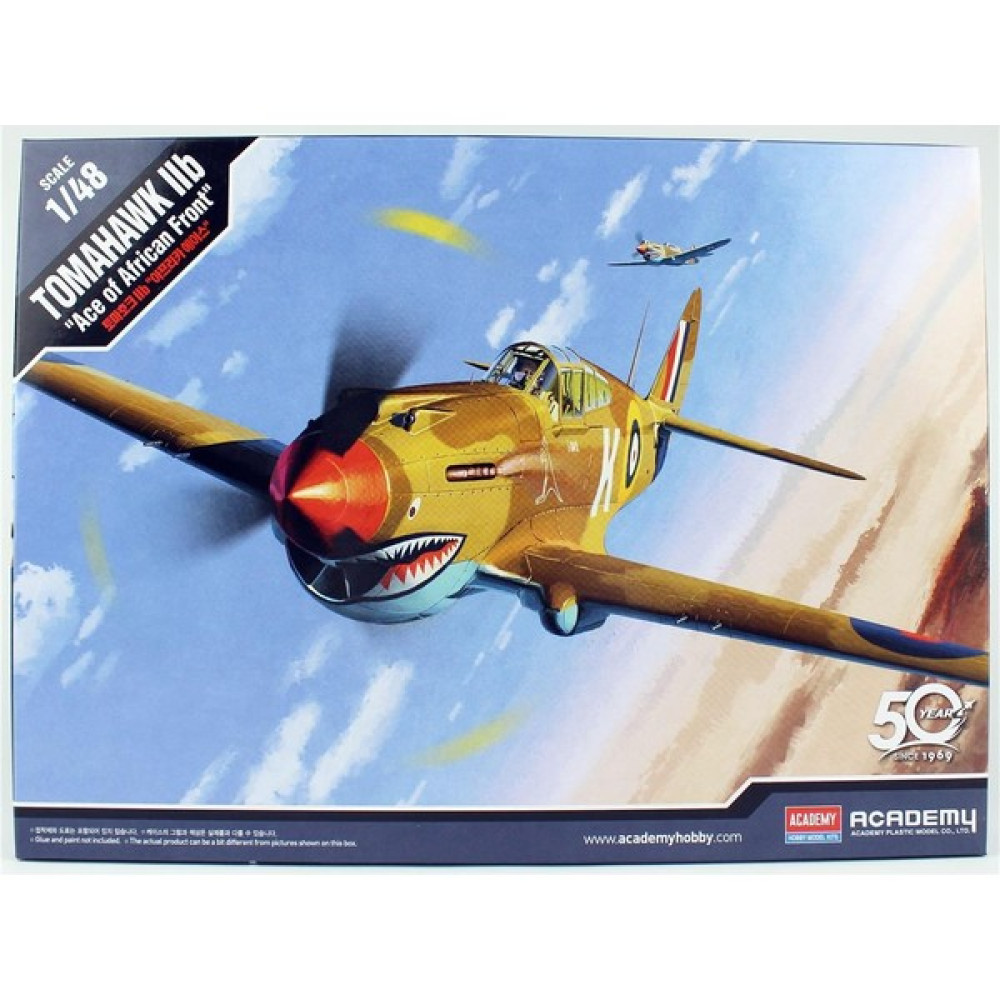 Academy 12235 1/48 Ölçek, Tomahawk Iıb (Ace Of African Front) Savaş Uçağı, Plastik Model Kiti Oto Boyaları Fiyatı