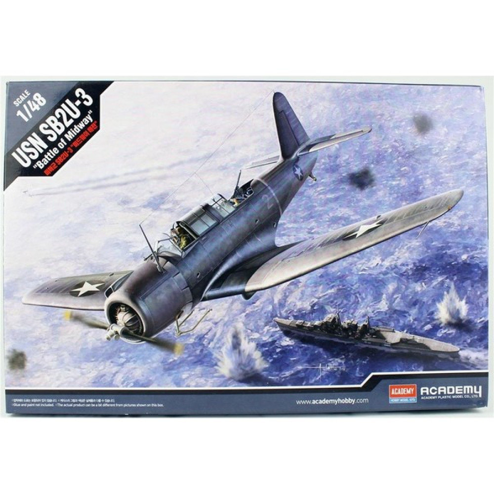 Academy 12324 1/48 Ölçek, Usn SB2U-3(BATTLE Of Midway) Savaş Uçağı, Plastik Model Kiti Oto Boyaları Fiyatı