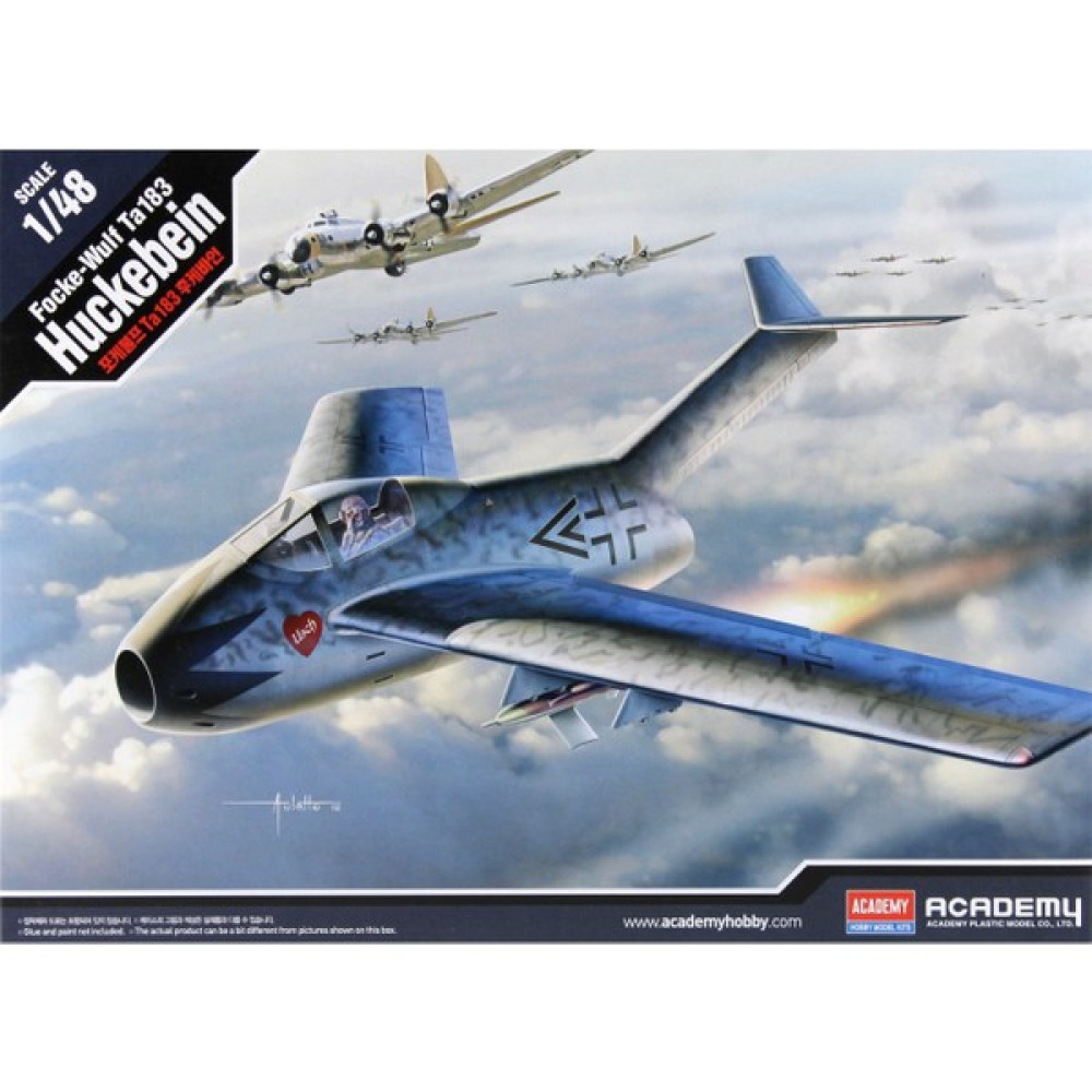 Academy 12327 1/48 Fw TA-183 Huckebeın Uçak Maketi - Renkli Maket Fiyatı