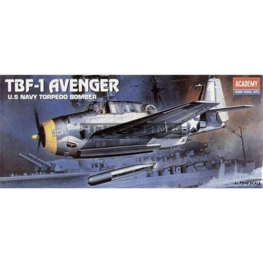 Academy 12452 1/72 Ölçek, Tbf-1 Avenger Savaş Uçağı, Plastik Model Kiti Oto Boyaları Fiyatı