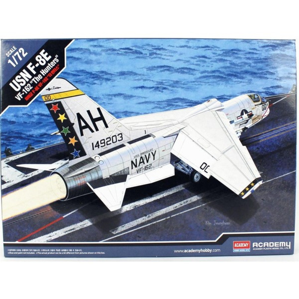 Academy 12521 1/72 Usn F-8e VF-162 (The Hunters) Savaş Uçağı Demonte Plastik Maketi - Gri Oto Boyaları Fiyatı