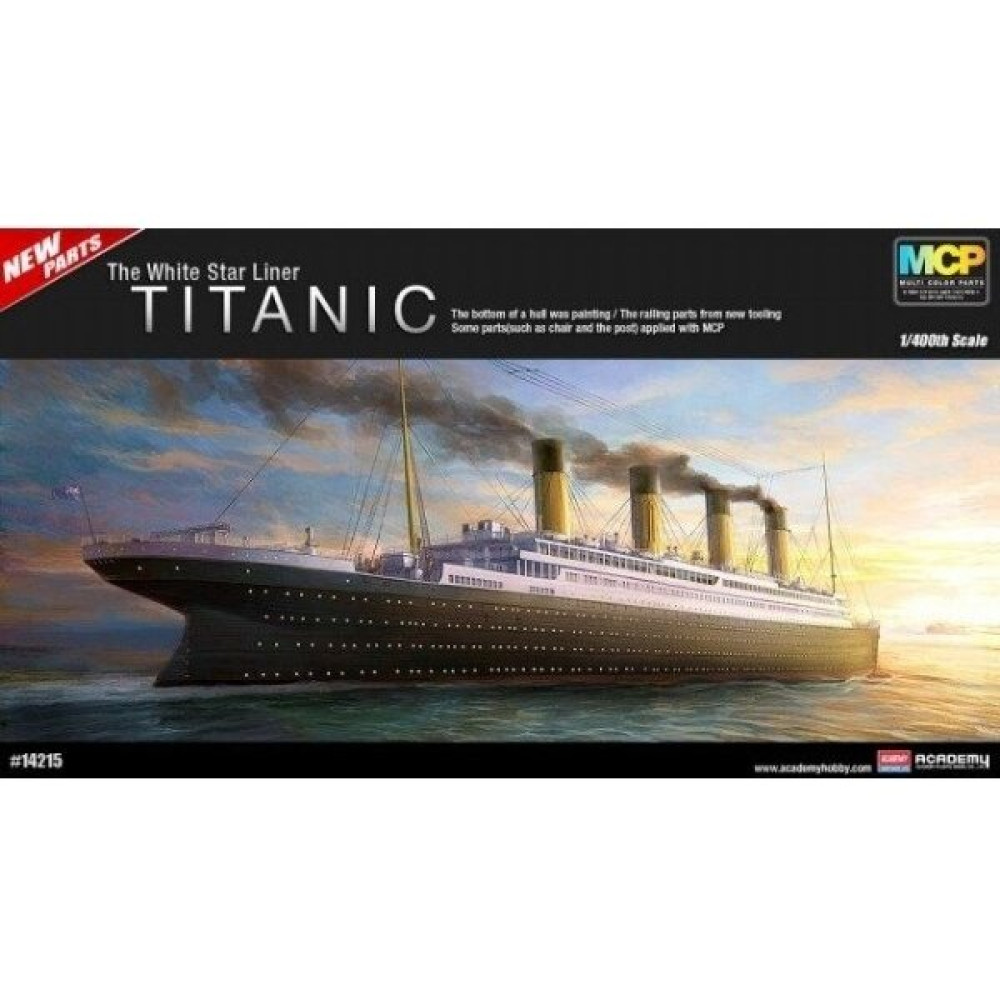 Academy 14215 1/400 The White Star Liner Titanic Gemi Maketi - Kahverengi Maket Fiyatı