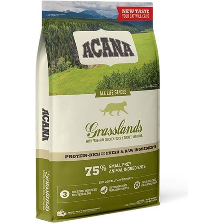 ACANA Grasslands Yüksek Proteinli Süper Premium Kedi Maması 1,8 kg Karışık Tat Evcil Hayvan Ürünleri Fiyatı