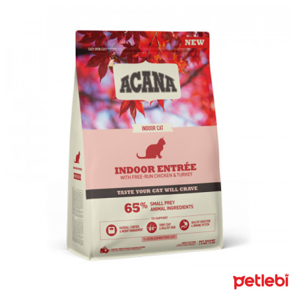 Acana Indoor Entree Hairball Control Tavuklu ve Hindili Kısırlaştırılmış Kedi Maması 1,8kg Evcil Hayvan Ürünleri Fiyatı