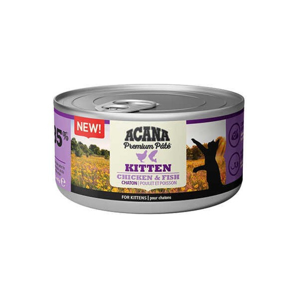 Acana Premium Pate Ezme Tavuklu ve Balıklı Yavru Kedi Konserve Evcil Hayvan Ürünleri Fiyatı