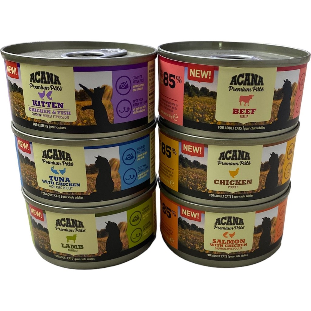 Acana Tahılsız Konserve Kedi Maması Karma Paket 6X85GR Süper Premium Tat: Karışık - 85 Evcil Hayvan Ürünleri Fiyatı