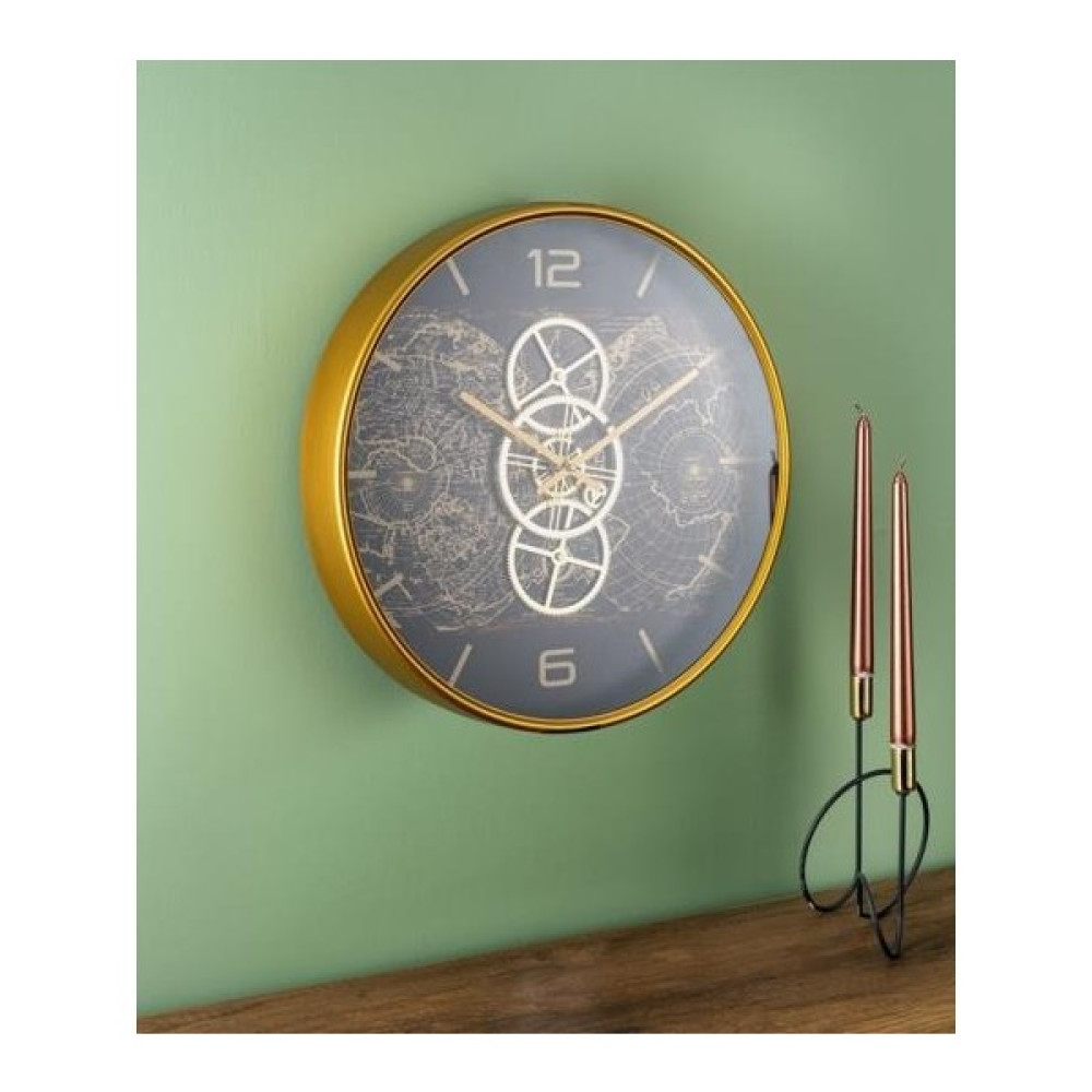 Acar 431 Duvar Saati - Gold - 46 x 46 cm Oto Boyaları Fiyatı