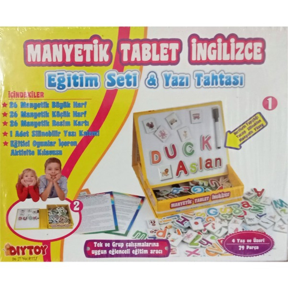 Acar Oyuncak Kalemli Ingilizce Manyetik Tablet Eğitim Seti ve Yazı Tahtası Eğitici Oyuncak Fiyatı