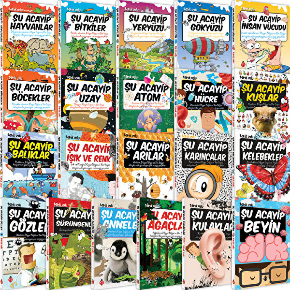 Acayip Şeyler Dizisi 21 Kitap - Tarık Uslu Bilim & Teknik Fiyatı
