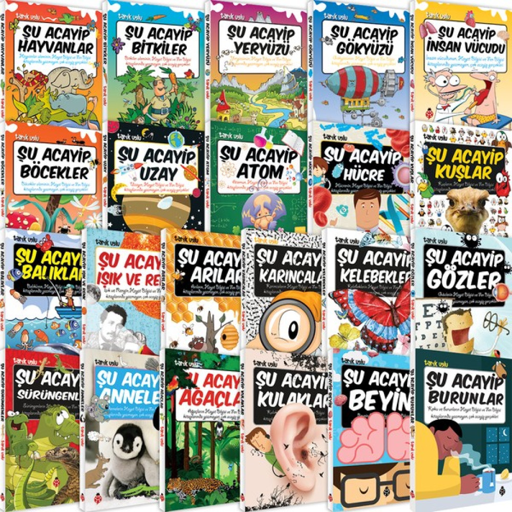 Acayip Şeyler Dizisi - 22 Kitap Takım - Tarık Uslu Bilim & Teknik Fiyatı