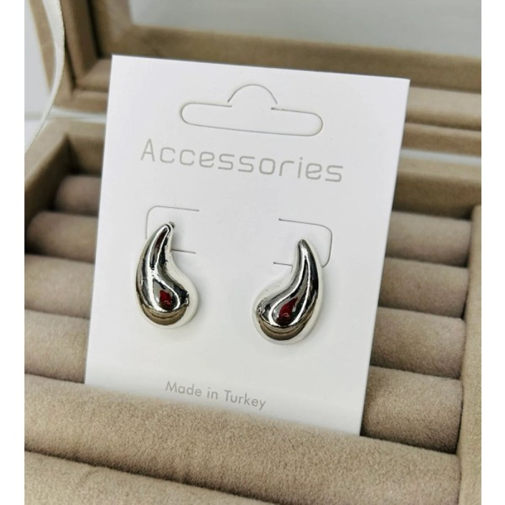 Accessories Silver Damla Küçük Boy Küpe Bijuteri Küpe Fiyatı
