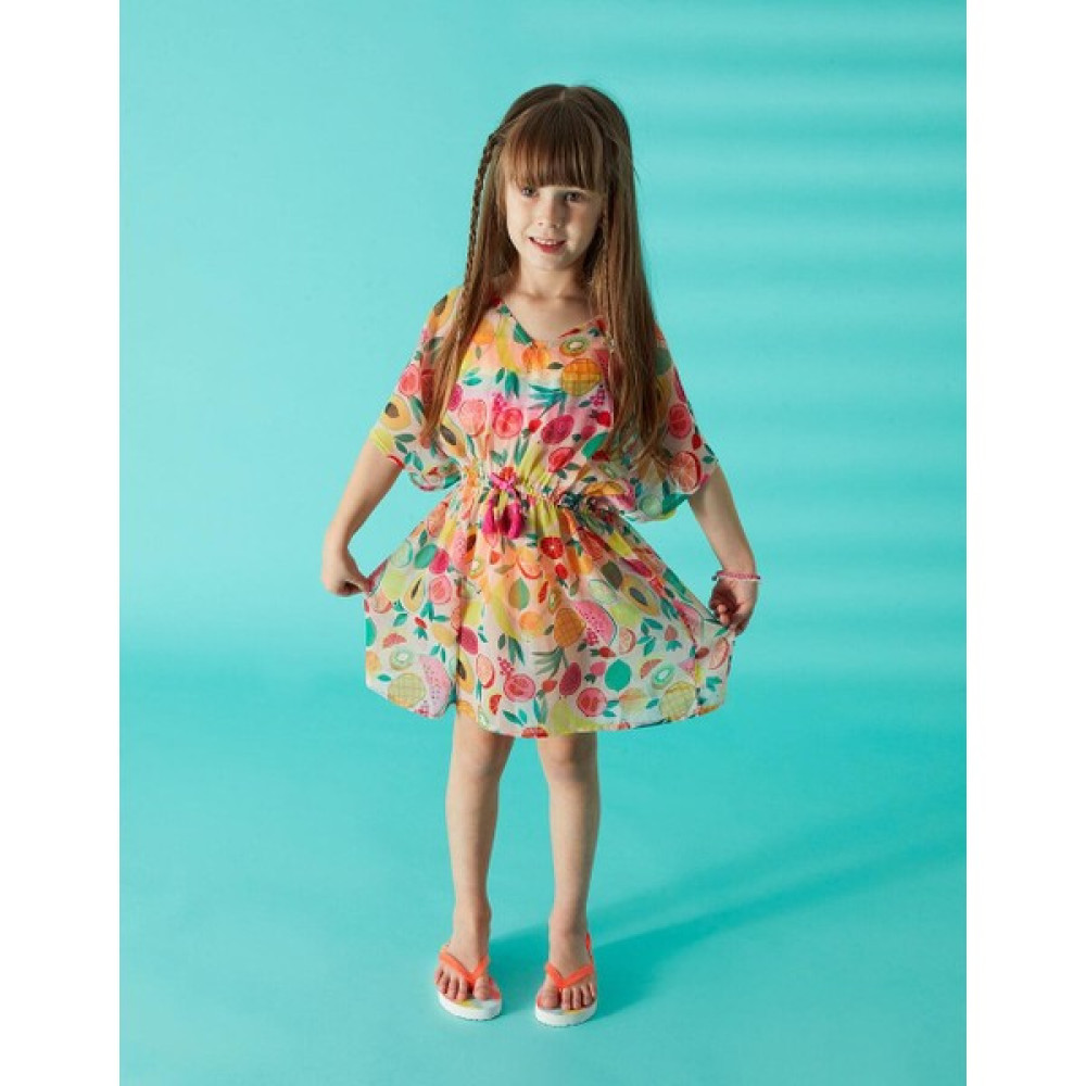 Accessorize London Kız Çocuğu Için Meyve Desenli Kaftan Elbise Kız Çocuk Elbise Fiyatı