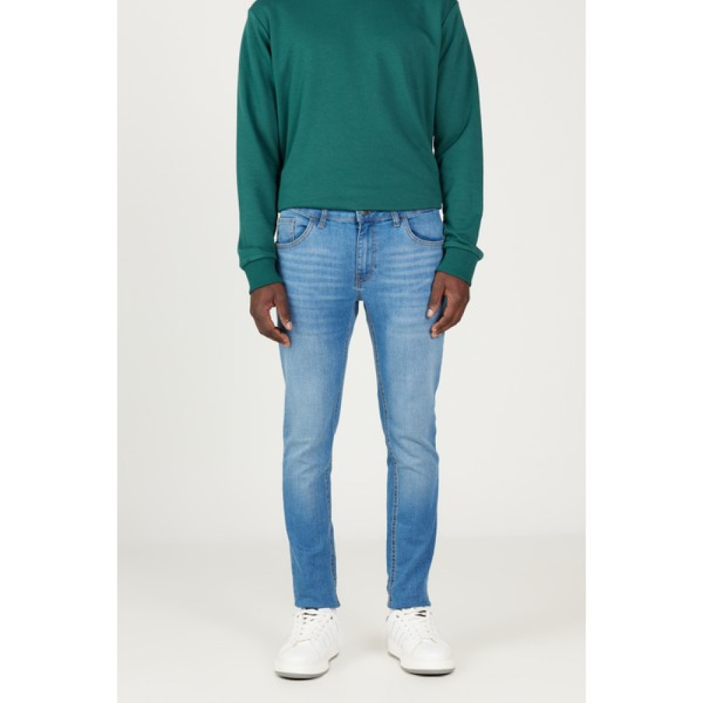 AC&Co / Altınyıldız Classics Ekstra Slim Fit Dar Kesim Pamuklu Rıss Jean Kot Pantolon Denim Erkek Jeans / Kot Pantolon Fiyatı