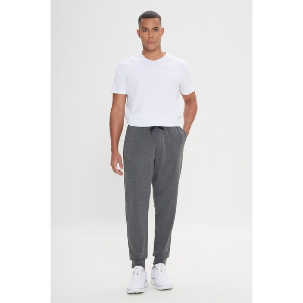 AC&Co / Altınyıldız Classics Erkek Antrasit-melanj Standart Fit Normal Kesim Beli Ve Paçası Lastikli Rahat Spor Eşofman Altı Erkek Eşofman Fiyatı