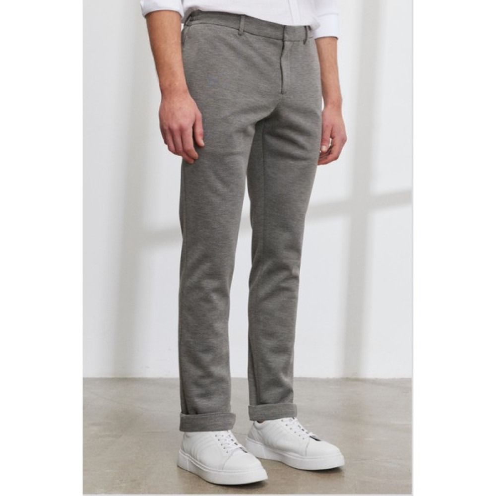 AC&Co / Altınyıldız Classics Erkek Bej Slim Fit Dar Kesim Kuşgözü Desenli Beli Bağlamalı Jogger Pantolon Erkek Pantolon Fiyatı