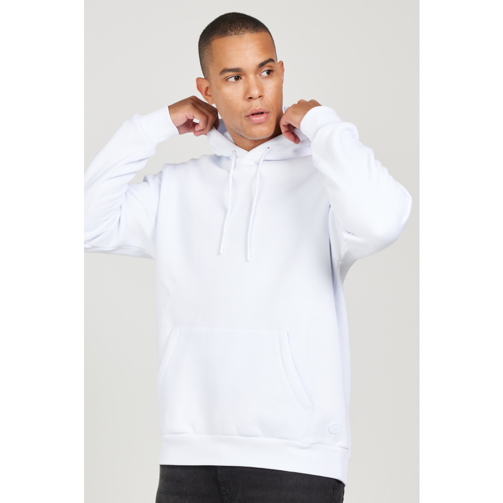 AC&Co / Altınyıldız Classics Erkek Beyaz Standart Fit Normal Kesim Içi Polarlı 3 Iplik Kapüşonlu Pamuklu Sweatshirt L Beden Bayan Sweatshirt Fiyatı