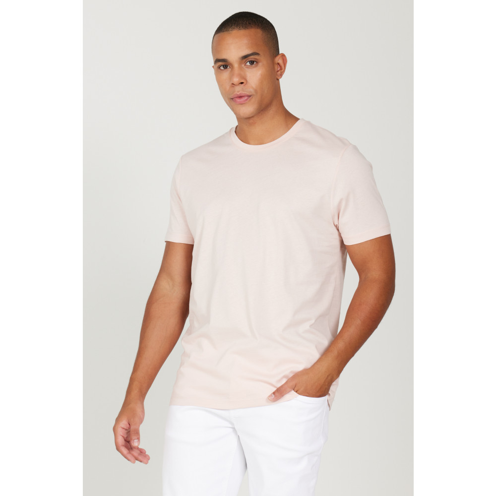 AC&Co / Altınyıldız Classics Erkek Gül Kurusu %100 Pamuk Slim Fit Dar Kesim Bisiklet Yaka Kısa Kollu Tişört L Beden Bayan T-shirt Fiyatı
