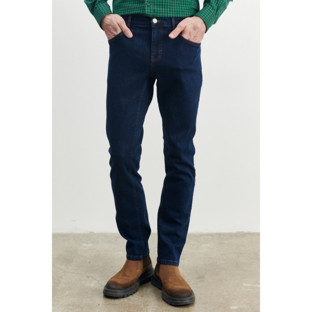 AC&Co / Altınyıldız Classics Erkek Koyu Lacivert Ekstra Slim Fit Dar Kesim Pamuklu Rııs Jean Kot Pantolon Denim Erkek Jeans / Kot Pantolon Fiyatı