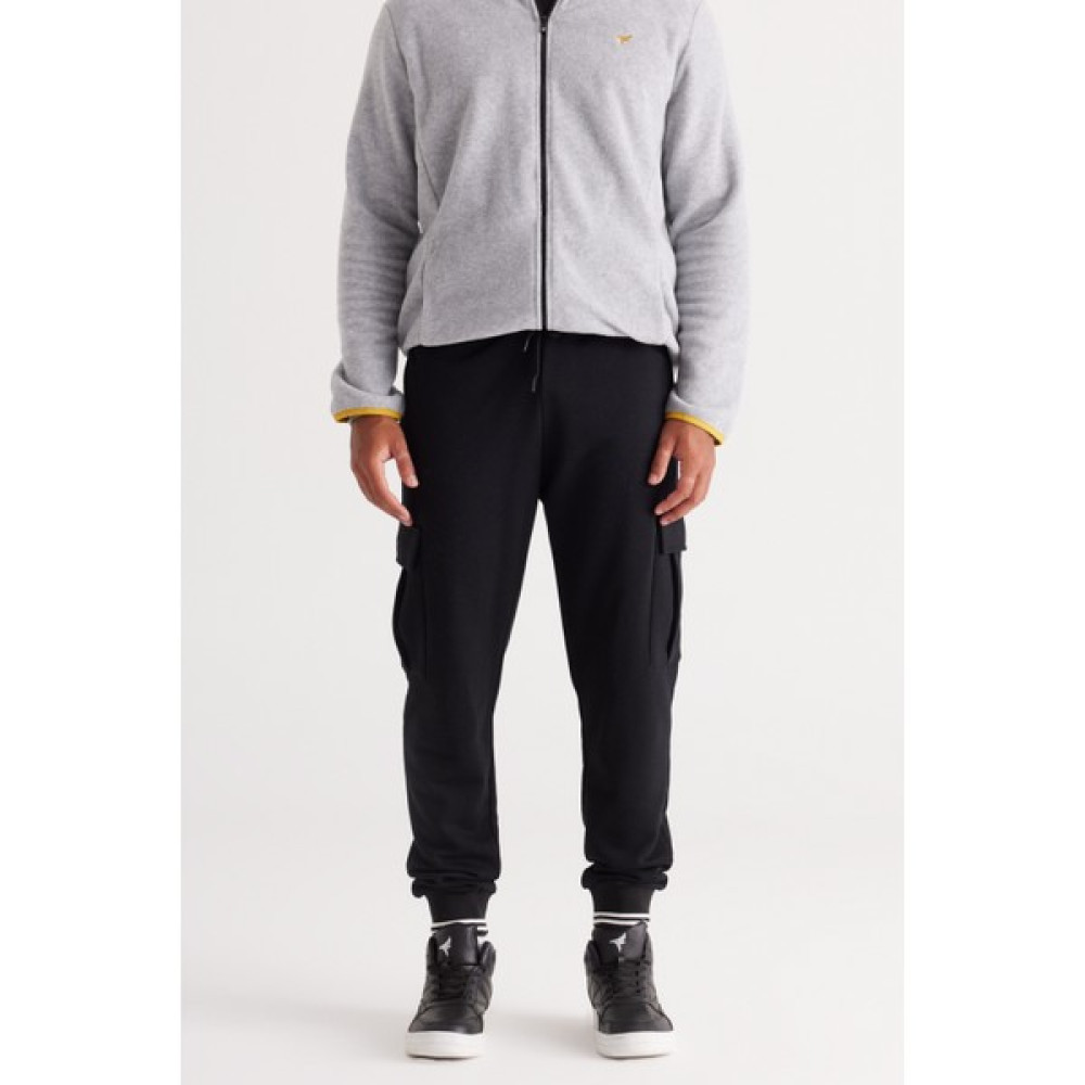 AC&Co / Altınyıldız Classics Erkek Siyah Standart Fit Normal Kesim Pamuklu Kargo Cepli Jogger Eşofman Altı Erkek Eşofman Fiyatı