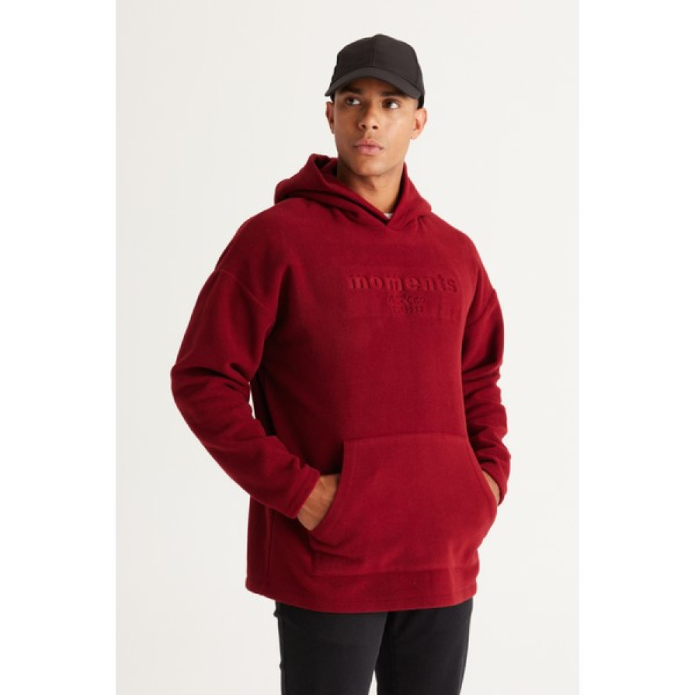 AC&Co / Altınyıldız Classics Oversize Bol Kesim Kapüşonlu Polar Erkek Sweatshirt Fiyatı