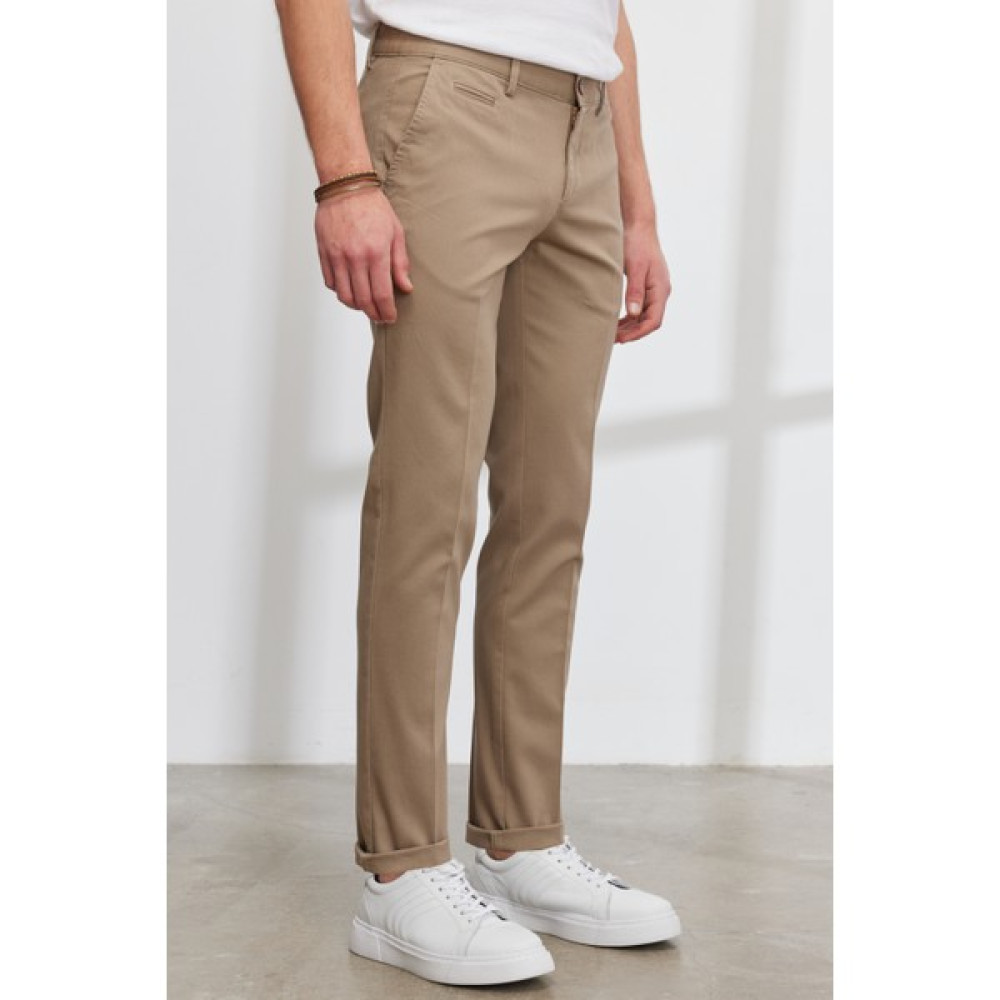 Ac&Co / Altınyıldız Classics Slim Fit Dar Kesim Yan Cepli Pamuklu Armürlü Pantolon Erkek Pantolon Fiyatı