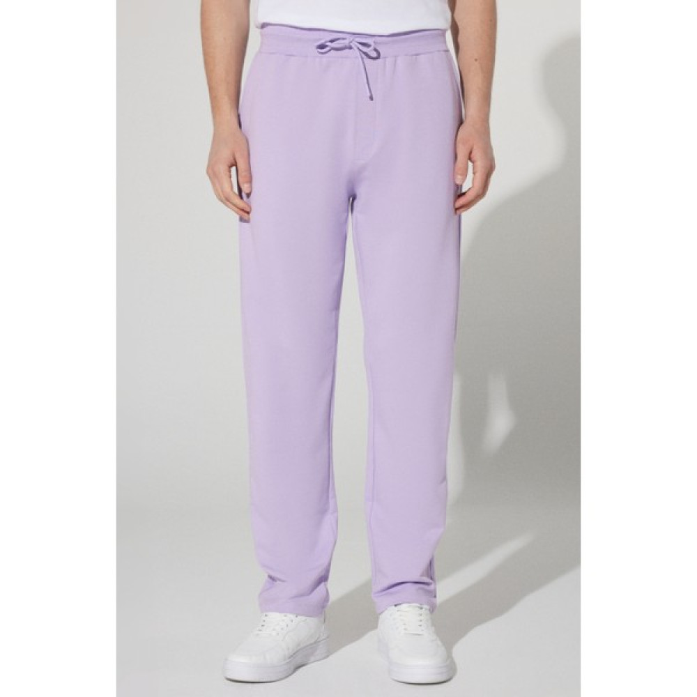 AC&Co / Altınyıldız Classics Unisex Lila Standart Fit Normal Kesim Cepli Pamuklu Esnek Eşofman Altı Erkek Eşofman Fiyatı